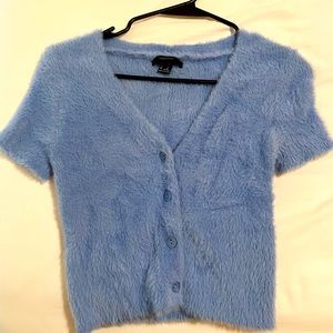 Forever 21 Button Up Crop Top